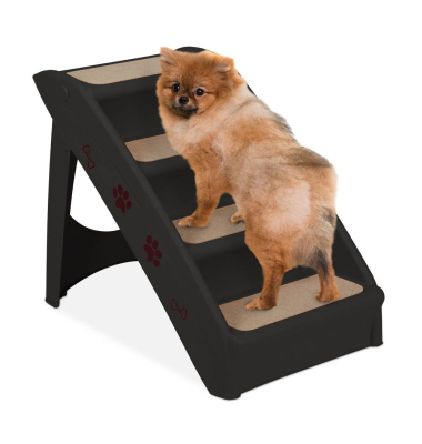 Hundetreppe schwarz 39,0 x 61,0 x 49,0 cm