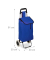 Einkaufstrolley 10029467_193, max. BeLiterastbarkeit bis ca. 10kg # Schloss, außen 910x400x300mm, Stahl, Stoff blau