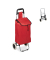 Einkaufstrolley 10029467_47, max. BeLiterastbarkeit bis ca. 10kg # Schloss, außen 910x400x300mm, Stahl, Stoff rot