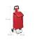 Einkaufstrolley 10029467_47, max. BeLiterastbarkeit bis ca. 10kg # Schloss, außen 910x400x300mm, Stahl, Stoff rot