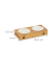 Futterstation HundeKatzen braun 29,5 x 14,0 x 5,5 cm