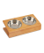 Futterstation HundeKatzen braun 18,0 x 18,0 x 10,0 cm