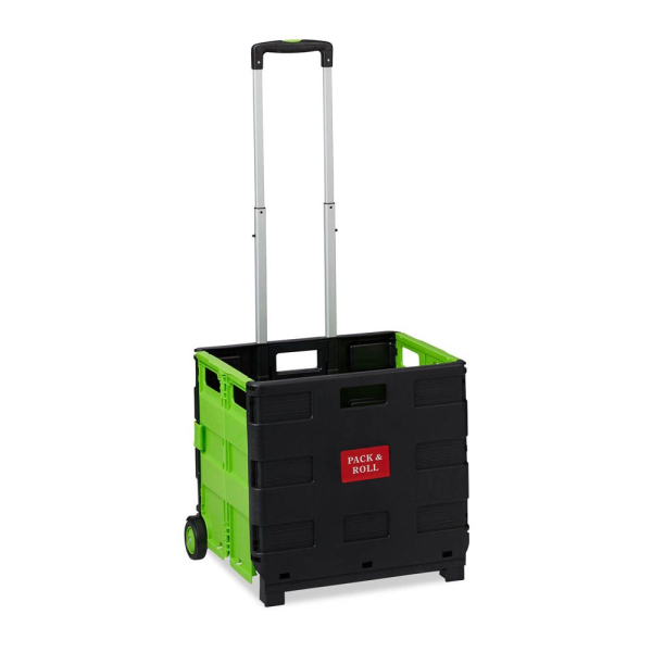 4052025922795 - Einkaufstrolley 10027691_53 max BeLiterastbarkeit bis ca 35kg außen 460x390x370mm Kunststoff Aluminium Gummi schwarz grün 4052025922795 - Einkaufstrolley 10027691_53 max BeLiterastbarkeit bis ca 35kg außen 460x390x370mm Kunststoff Aluminium Gummi schwarz grün