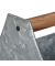 Blumenkasten Metall 36,0 x 20,0 x 20,0 cm silber