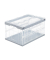Klappbox 10022589_111, 60 Liter, außen 595x395x315mm, Polypropylen transparent/grau
