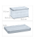 Klappbox 10022589_111, 60 Liter, außen 595x395x315mm, Polypropylen transparent/grau