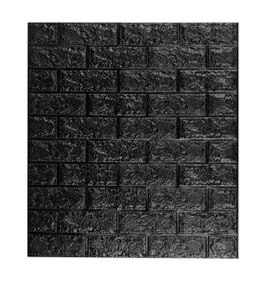 Wandpaneel selbstklebend schwarz