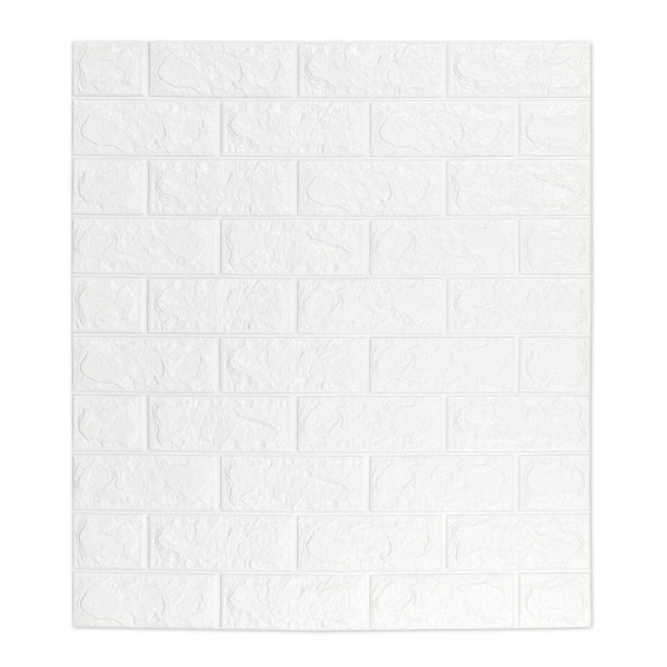 4052025926052 - Relaxdays - Wandpaneele selbstklebend 10er Set dekorative Steinoptik 3D Paneele weicher PE-Schaumstoff 78x70cm weiß 4052025926052 - Relaxdays - Wandpaneele selbstklebend 10er Set dekorative Steinoptik 3D Paneele weicher PE-Schaumstoff 78x70cm weiß