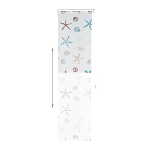 4052025926243 - Duschrollo Ocean wasserabweisend Muschel Badrollo Wanne u Dusche Deckenmontage 60x240cm semitransparent - Relaxdays 4052025926243 - Duschrollo Ocean wasserabweisend Muschel Badrollo Wanne u Dusche Deckenmontage 60x240cm semitransparent - Relaxdays