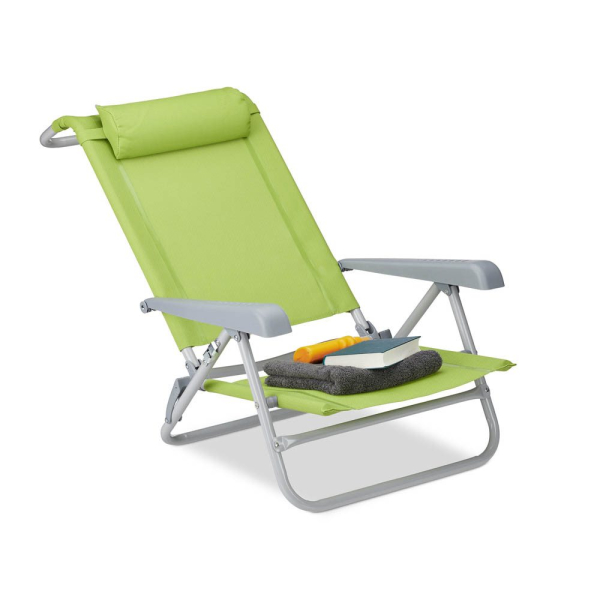 4052025929374 - relaxdays Klappstuhl mit Armlehnen grün 1 St 4052025929374 - relaxdays Klappstuhl mit Armlehnen grün 1 St