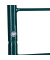 Rankgitter Metall 50,0 x 1,5 x 180,0 cm grün