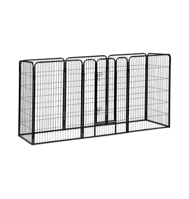 Welpenauslauf Größe XXL schwarz 76,5 x 235,0 x 120,0 cm