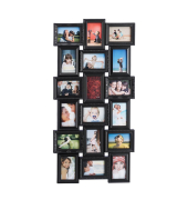 Collage-Bilderrahmen schwarz 54,0 x 104,0 cm