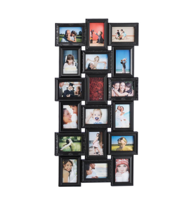 Collage-Bilderrahmen schwarz 54,0 x 104,0 cm