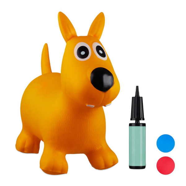 4052025940980 - Hüpftier Hund gelb 4052025940980 Relaxdays 4052025940980 - Hüpftier Hund gelb 4052025940980 Relaxdays