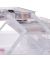 Aufbewahrungsbox 10024158_52 mit Deckel, außen 390x330x170mm, Kunststoff transparent/pink