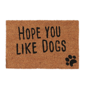 Fußmatte 10023816_242 hope you like dogs , 40x60cm, rechteckig, für Innenbereich