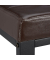 Schuhbank schwarz, braun