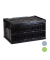 Klappbox 10022590_46, 60 Liter mit Deckel, außen 585x395x325mm, Polypropylen schwarz