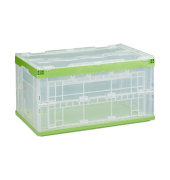 Klappbox 10022589_53, 60 Liter, außen 595x395x315mm, Polypropylen transparent/grün