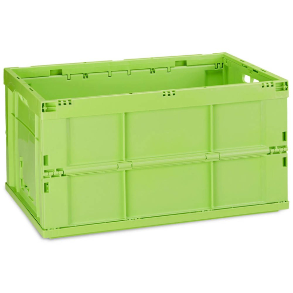 4052025952419 - Profi Klappbox stabil Gewerbe hochwertiger Kunststoff Qualität 60L Kiste hbt 315 x 585 x 40 cm grün - Relaxdays 4052025952419 - Profi Klappbox stabil Gewerbe hochwertiger Kunststoff Qualität 60L Kiste hbt 315 x 585 x 40 cm grün - Relaxdays