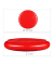 Balance-Kissen rot
