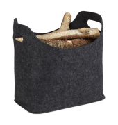 Kaminholztasche 20,0 l anthrazit 40,0 x 23,0 x 39,5 cm