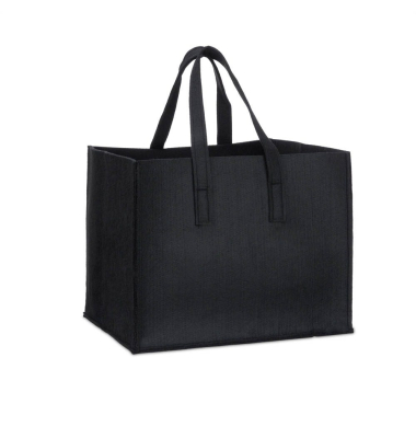 Kaminholztasche 50,0 l schwarz 43,0 x 36,5 x 34,5 cm