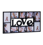 Collage-Bilderrahmen LOVE schwarz 72,0 x 36,5 cm