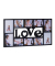 Collage-Bilderrahmen LOVE schwarz 72,0 x 36,5 cm