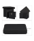 Hocker 10020369_46, schwarz, bis 300kg