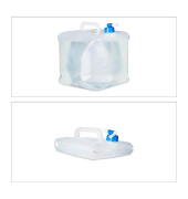 Kanister 10020963_672 eckig je 15 Liter leer mit Ablasshahn