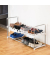 Schuhregal grau 2 Fachböden