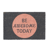 Fußmatte 10020166_52 be awesome today, 40x60cm, rechteckig, für Innenbereich
