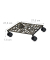 Pflanzenroller Metall 27,5 x 27,5 x 7,5 cm bronze