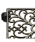 Pflanzenroller Metall 27,5 x 27,5 x 7,5 cm bronze