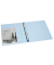 Präsentationsringbuch 9330-00788, A4 4 Ringe Kunststoff, 1 Außentasche, 1 Innentasche, blau-transparent
