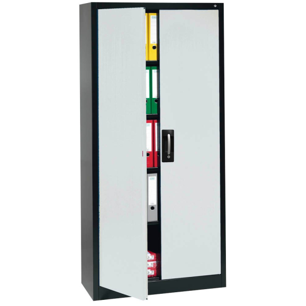4064615197650 - Aktenschrank 9280-000 Stahl abschließbar 5 OH 93 x 195 x 50 cm lichtgrau anthrazit 4064615197650 C+P-Möbel 4064615197650 - Aktenschrank 9280-000 Stahl abschließbar 5 OH 93 x 195 x 50 cm lichtgrau anthrazit 4064615197650 C+P-Möbel