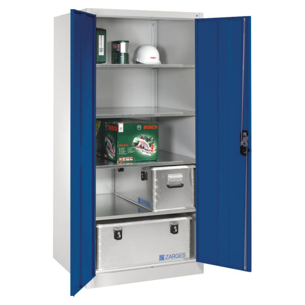 4064615165550 - Sichtfenster-Flügeltürschrank HxBxT 1950 x 930 x 600 mm 3 Fachböden 3 Schubladen lichtgrau anthrazitgrau 4064615165550 - Sichtfenster-Flügeltürschrank HxBxT 1950 x 930 x 600 mm 3 Fachböden 3 Schubladen lichtgrau anthrazitgrau
