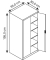 Stahlschrank blau/grau