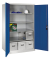 Stahlschrank blau/grau