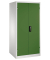Werkstattschrank 8924-052, Stahl abschließbar, 5 OH, 93 x 195 x 80 cm, grün/lichtgrau