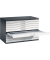 7100 Planschrank grau/schwarz 10 Schubladen