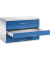 7100 Planschrank blau/grau 5 Schubladen