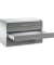 7100 Planschrank grau/grau 5 Schubladen