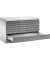 7100 Planschrank grau/grau 8 Schubladen