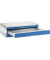7200 Planschrank blau/grau 3 Schubladen
