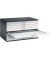 7200 Planschrank grau/schwarz 10 Schubladen