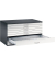 7200 Planschrank grau/schwarz 8 Schubladen