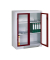 Stahlschrank rot / grau